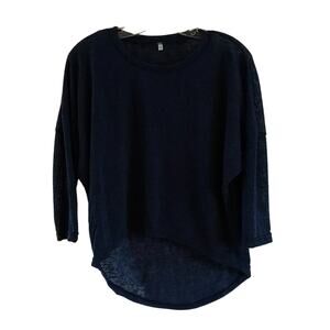 EUC Blue Burnout Top, Small